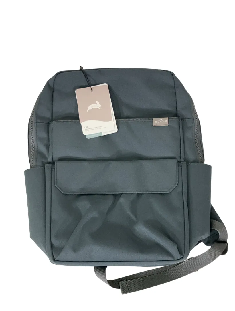 Little Unicorn Red Rovr Roo Lightweight Backpack Diaper Bag, Navy