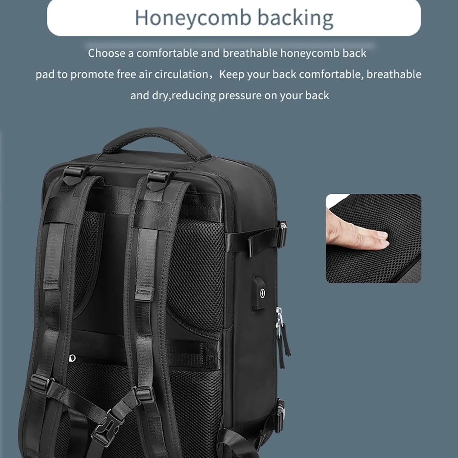 Liwave Backpack, Liwave Travel Backpack Waterproof Fit 16 Inch Laptop Backpack with USB Charging Port Casual Large Backpack (Green)