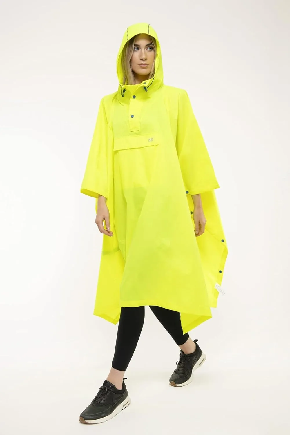 Mac in a Sac Poncho - Packable Waterproof Rain Ponchos For Men & Women - Adult Rain Poncho With Hood - Windproof & Breathable