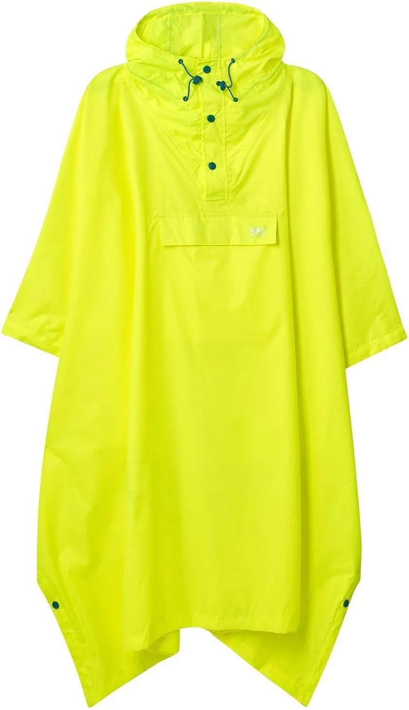 Mac in a Sac Poncho - Packable Waterproof Rain Ponchos For Men & Women - Adult Rain Poncho With Hood - Windproof & Breathable