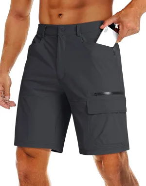 MAGCOMSEN Men's Hiking Cargo Shorts 9" Quick Dry Lightweight Summer Casual Shorts for Men Work Golf Outdoor 5 Pockets