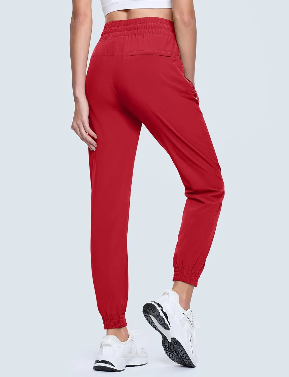 MAGCOMSEN Women's Hiking Pants Lightweight Quick Dry Athletic Running Joggers with Pockets Outdoor Travel Sweatpants