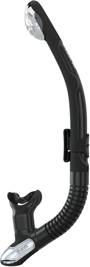 Mares Unisex Adults Ergo Dry Snorkel - Durable Lightweight Scuba Diving & Snorkeling Gear with Dry Top & Ergonomic Mouthpiece