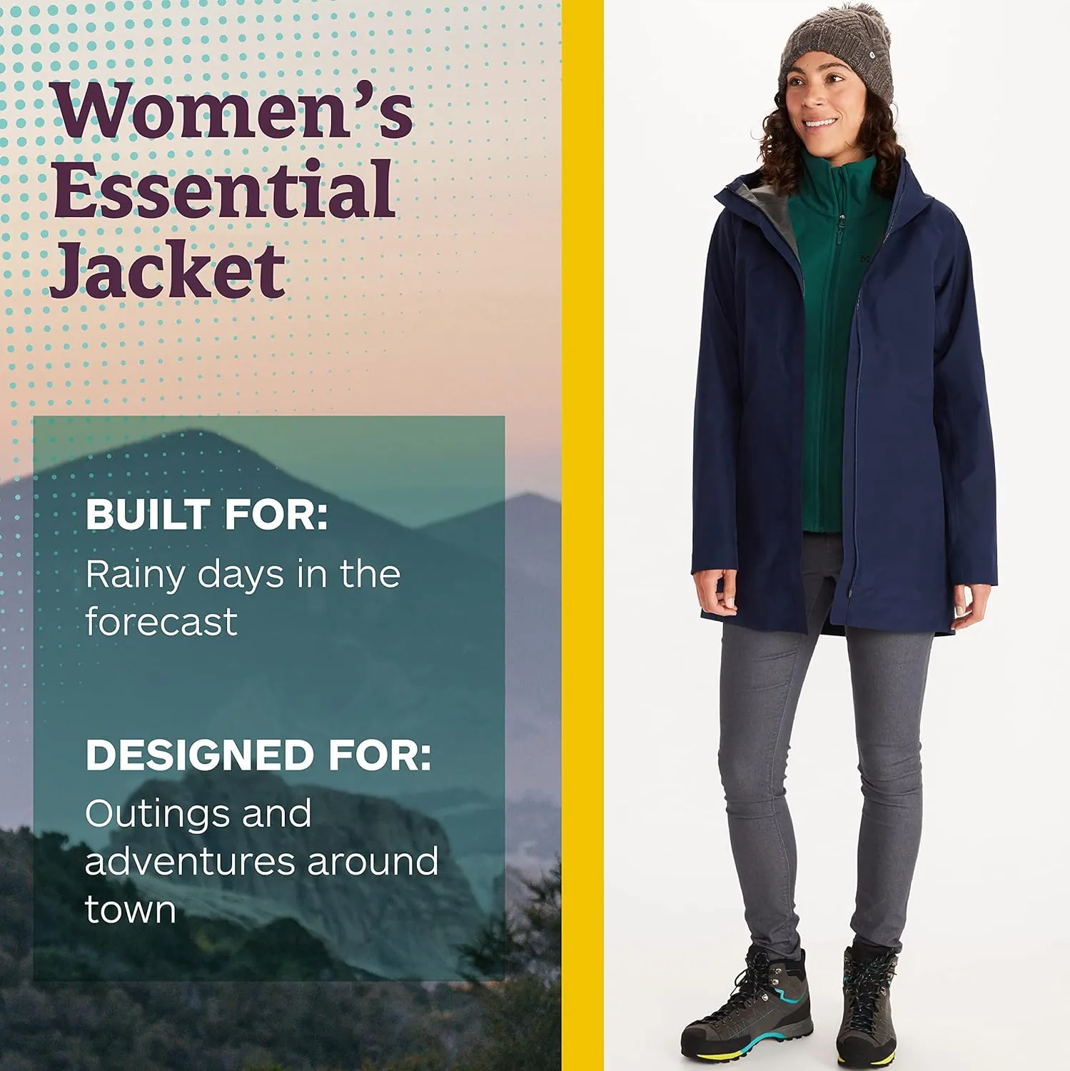 Marmot Women's Essential Lightweight, Waterproof, Gore-tex Jacket