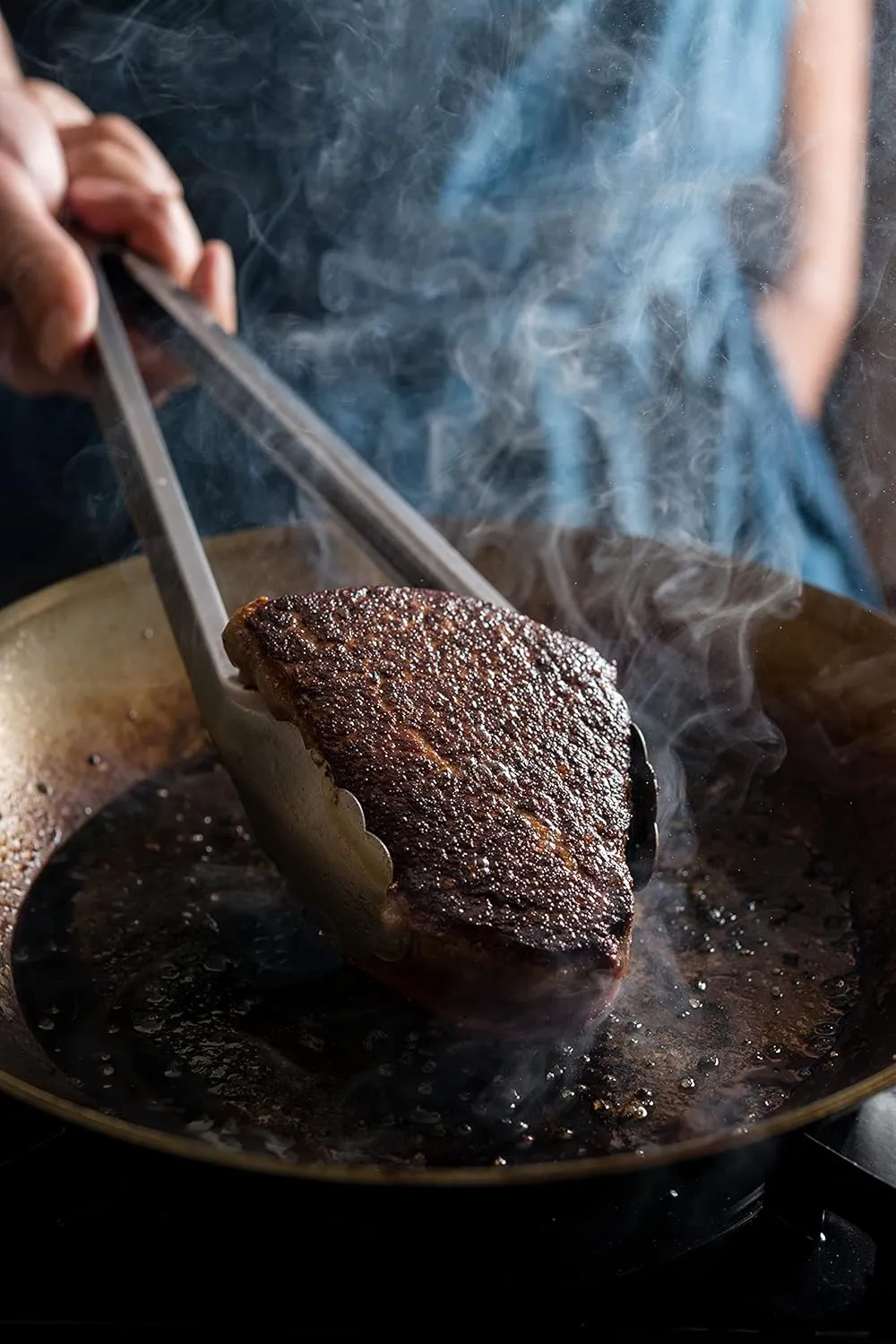 Matfer Bourgeat Black Carbon Steel Frying Pan, 11 3/4"