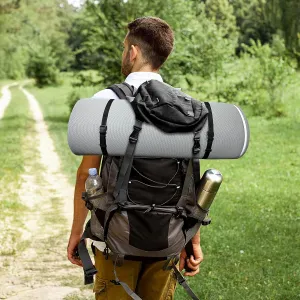 Memory Foam Camping Mattress for Comfort and Support, Portable and Foldable, for Outdoor Activities and Guest Needs, 63"x26"x3"
