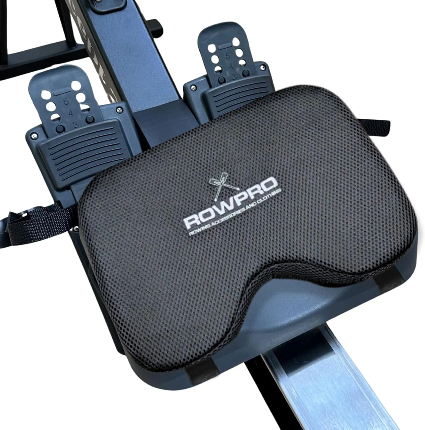 Memory Foam Rowing Machine Seat Cushion - Comfortable Seat Pad for Concept 2 - Ergonomic Concept 2 Rower Seat Cushion for Enhanced Support and Stability