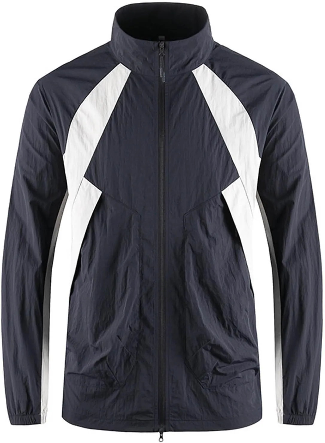 Men Women Unisex Sun Protection Hoodies Full Zipper Long Sleeve Sun UV Coats Outdoor Athletic Running Shirts