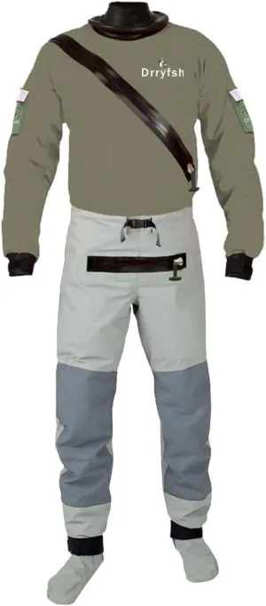 Mens Dry Suit Lightweight Drysuits for Paddling Fishing Boating Canoeing Rafting Touring Sailing