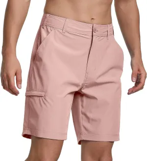 Men's Golf Shorts Quick Dry Lightweight Stretch Casual Shorts for Outdoor Hiking