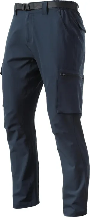 Men's Lightweight Cargo Pants Waterproof Quick Dry Tactical Pants Outdoor Hiking Pants with Belt