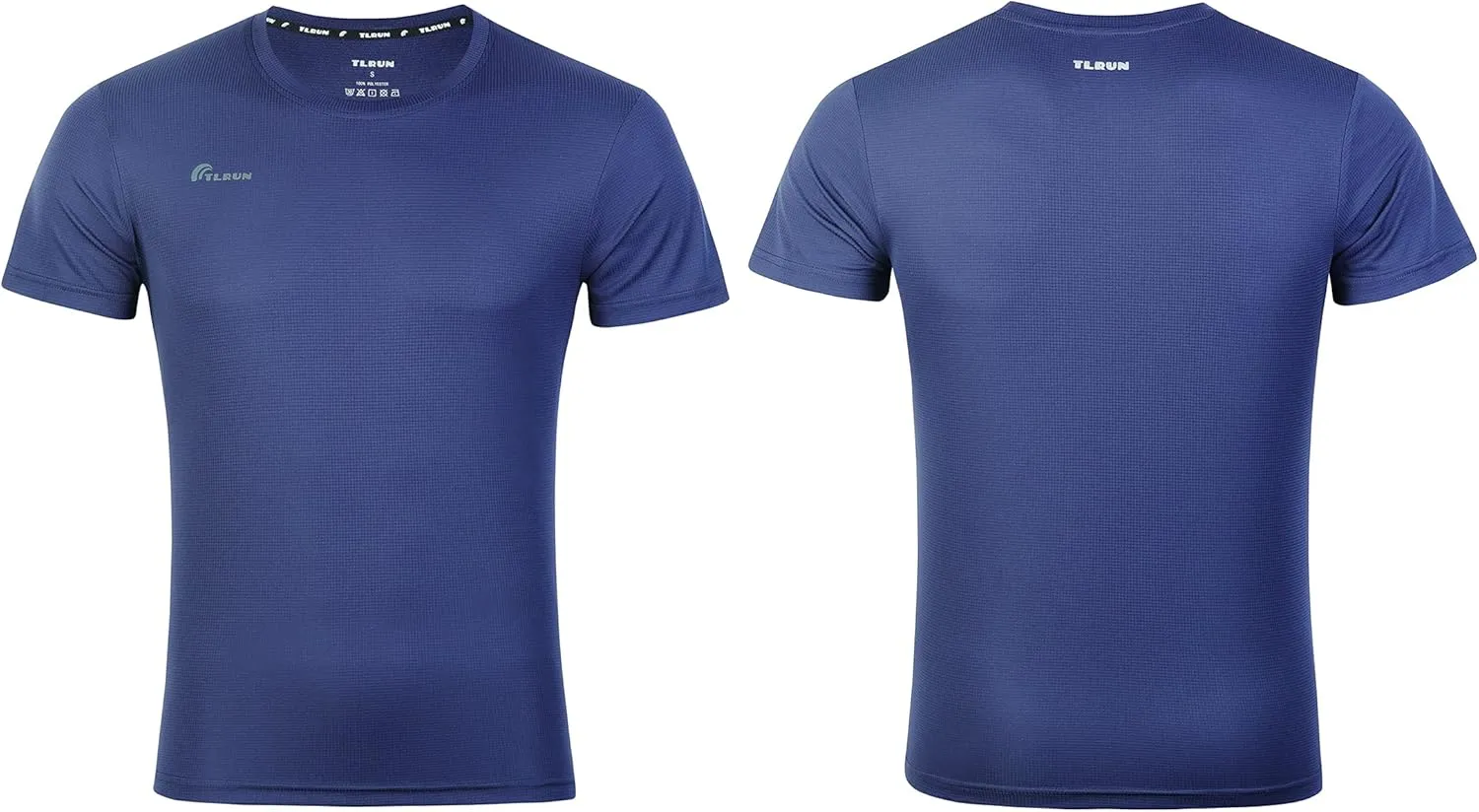 Men's Ultra Lightweight Running Shirts, Dry Fit Marathon Top Tee, Cool Short Sleeve Athletic T-Shirts