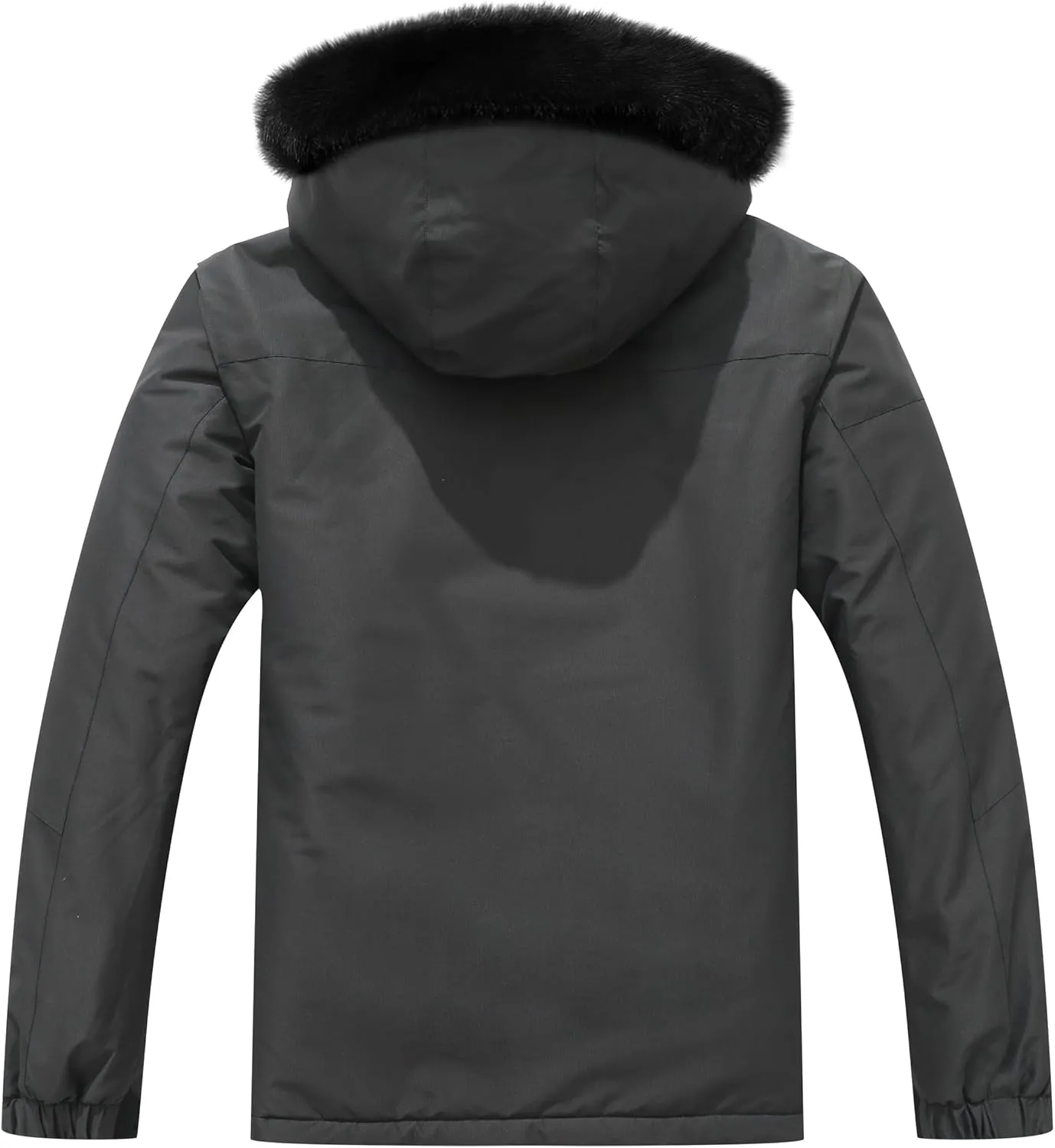 Men's Waterproof Ski Jacket Warm Winter Snow Coat Mountain Windbreaker Fur Hooded Snowboarding Jakcet Parka
