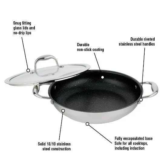 Meyer Accolade 28cm Everyday Non-Stick Pan w/Lid