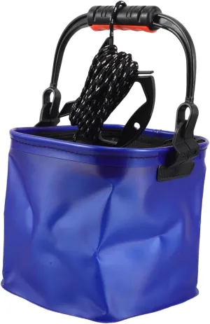 Mikikit Lightweight Collapsible Bucket Eva Fishing Gear Box Beach Buckets for Boys and Girls Live Fish Thickened Muck