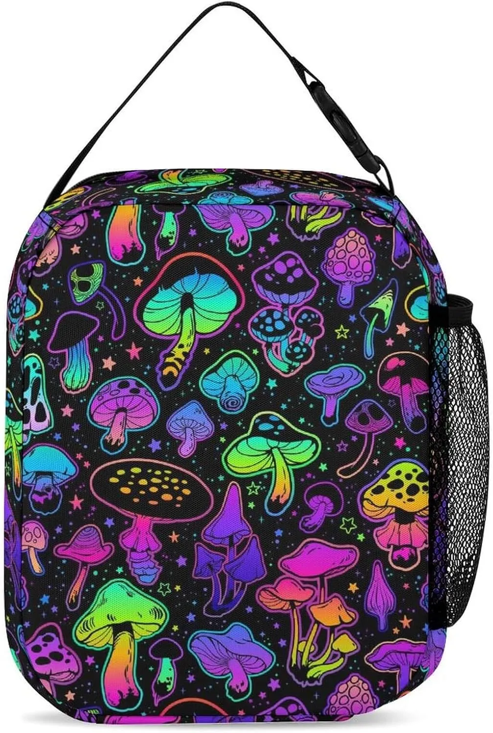 Mushroom Backpack with Lunch Box & Pencil Case for Kids Girls Boys School, 16 Inch Cute Mushrooms Bookbag, School Backpack for Students Children, Lightweight, Large Capacity