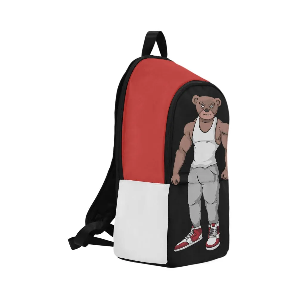 MUSUCLE BEAR BACK PACK Fabric Backpack for Adult (Model 1659)