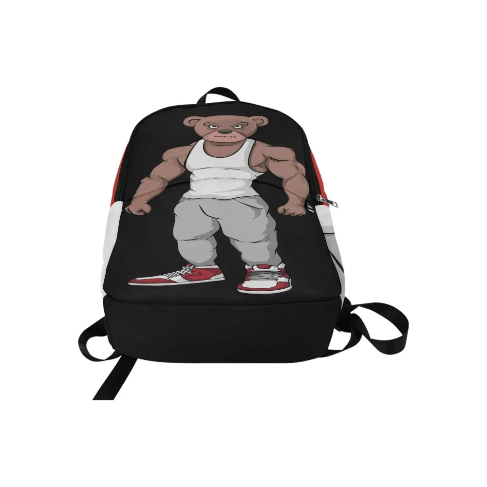 MUSUCLE BEAR BACK PACK Fabric Backpack for Adult (Model 1659)
