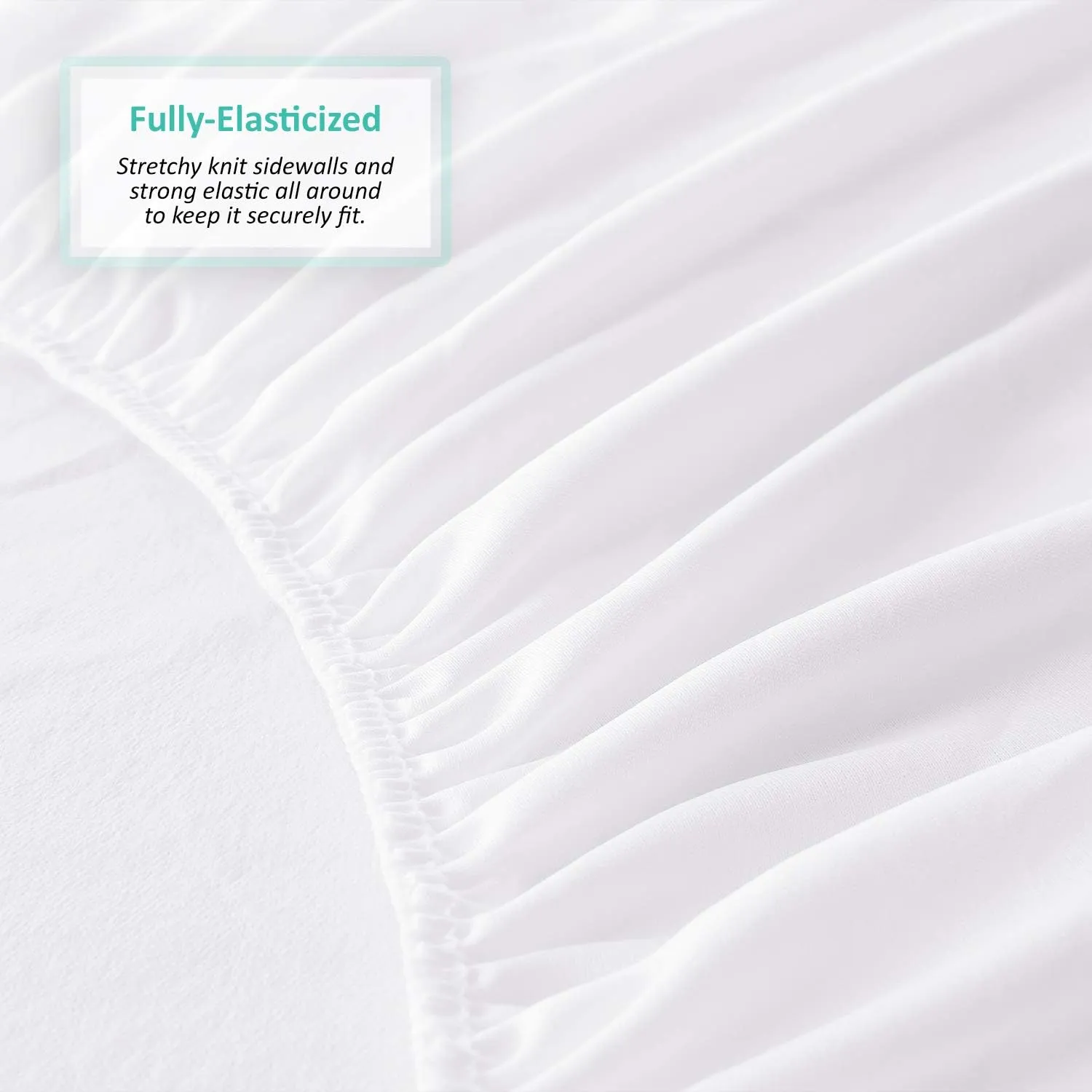 Nestl Premium Cotton Terry Mattress Protector – Soft and Waterproof Twin Deep Pocket Mattress Protector – Breathable Cover, Fits Up to 24 Inch