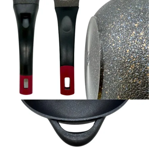 Neware MARBLE WOK available in 2 sizes/ Cazo chino para saltear WOK 2 tamaños disponibles