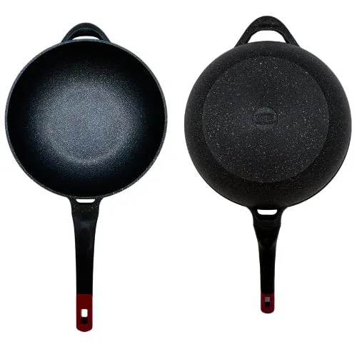 Neware MARBLE WOK available in 2 sizes/ Cazo chino para saltear WOK 2 tamaños disponibles