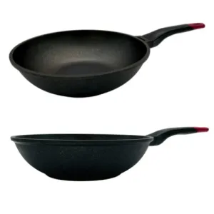 Neware MARBLE WOK available in 2 sizes/ Cazo chino para saltear WOK 2 tamaños disponibles