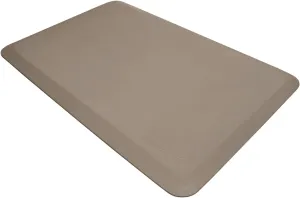NewLife by GelPro Anti Fatigue Mat: Eco-Pro Foam Anti-Fatigue Comfort Mat - Standing Desk Pad - Professional Floor Mats for Commercial & Industrial Work - 20” x 32” Non Slip Ergonomic Mat - Taupe