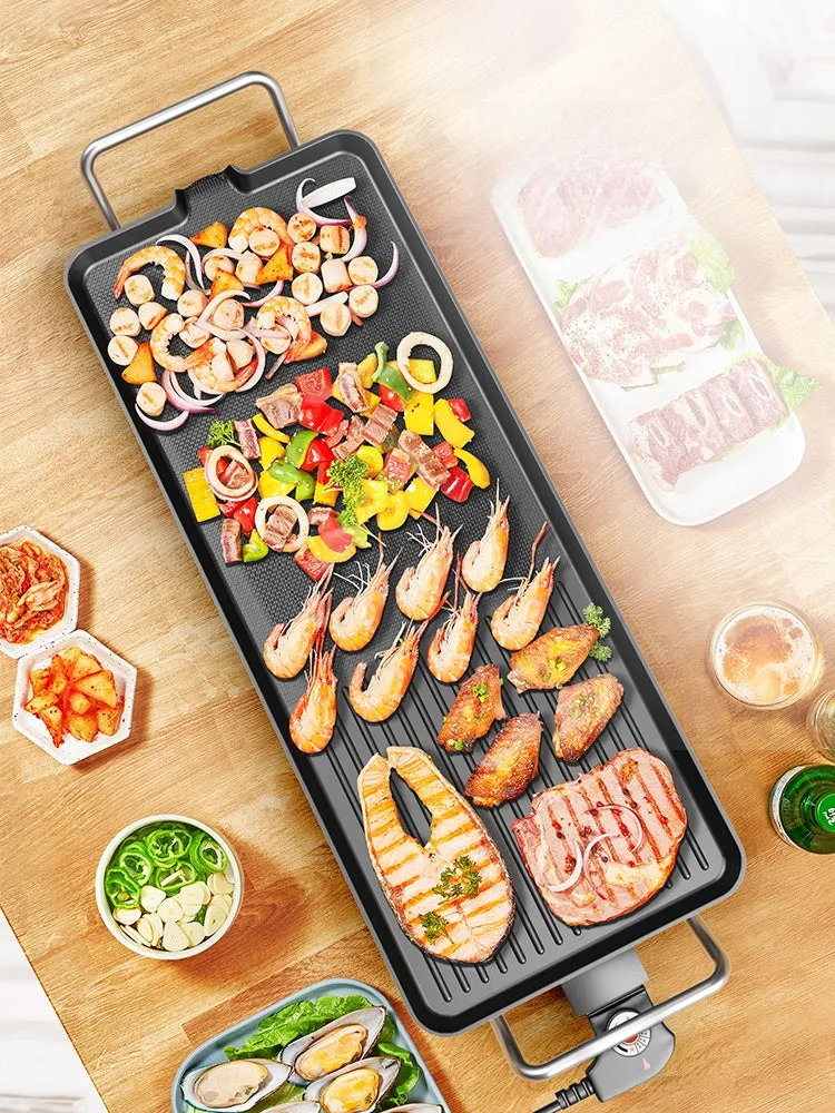 Non-Stick Teppanyaki Electric Baking Pan - Korean Style