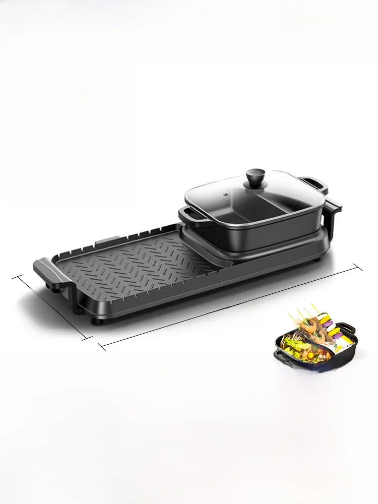Non-Stick Teppanyaki Electric Baking Pan - Korean Style