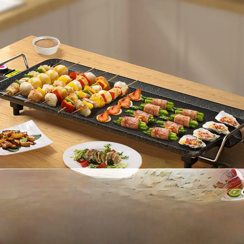 Non-Stick Teppanyaki Electric Baking Pan - Korean Style