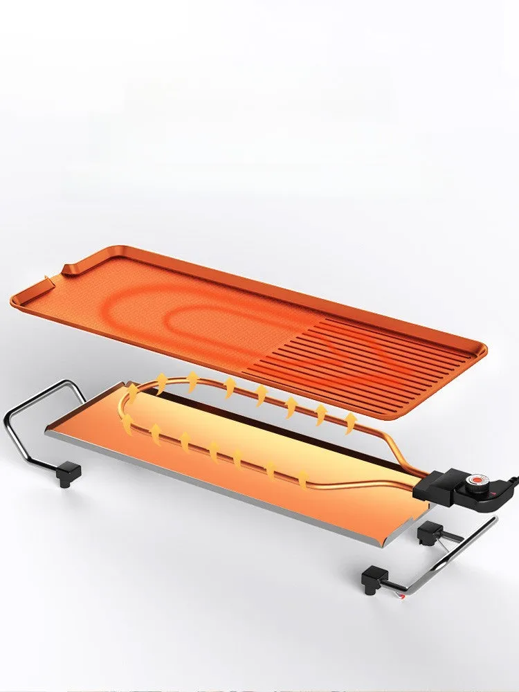 Non-Stick Teppanyaki Electric Baking Pan - Korean Style
