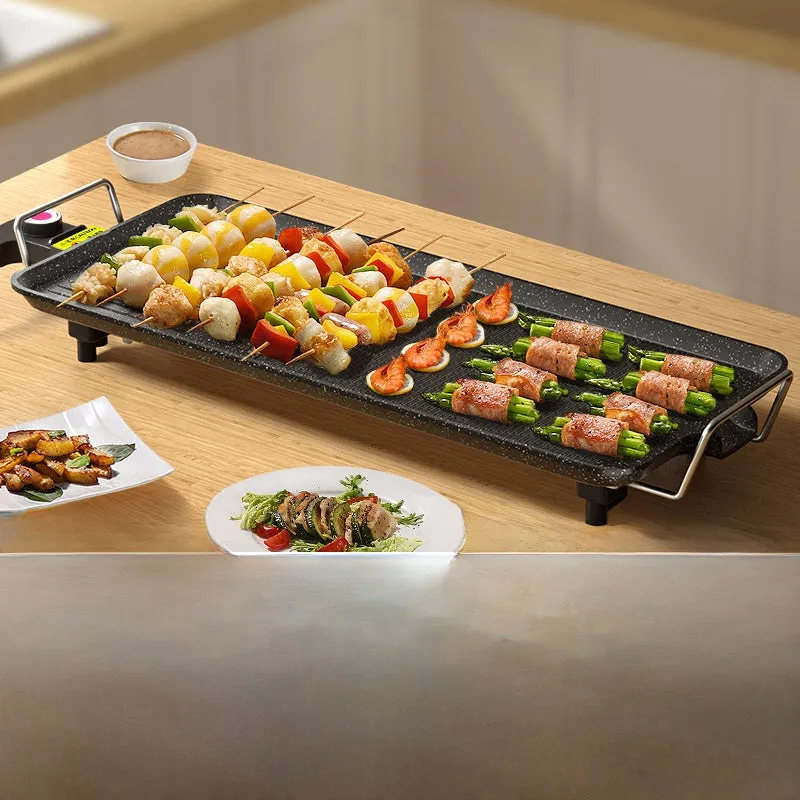 Non-Stick Teppanyaki Electric Baking Pan - Korean Style
