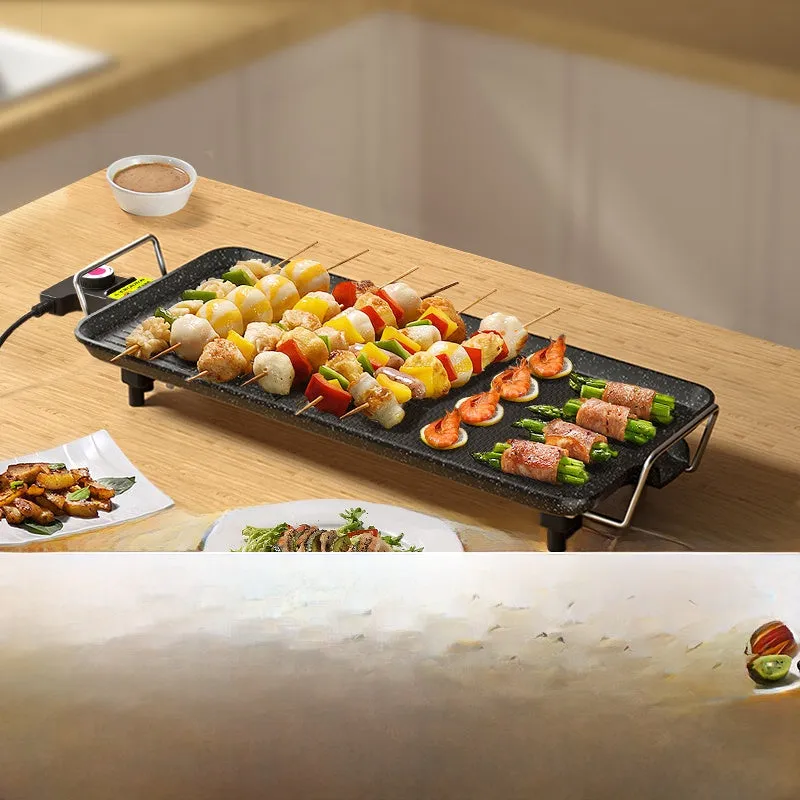 Non-Stick Teppanyaki Electric Baking Pan - Korean Style