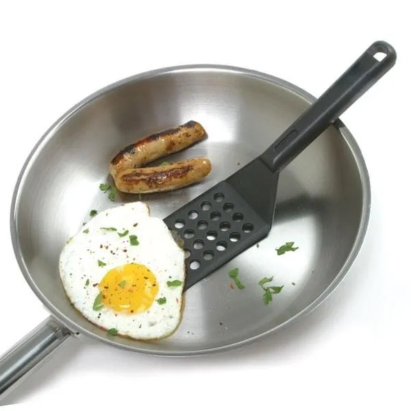 Norpro 10" My Favorite Beveled Heat Resistant Nylon Turner Spatula w/ Holes