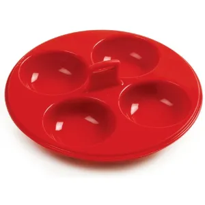 Norpro Nonstick Silicone 4 Egg Poacher - Fits 9 to 12" Skillets
