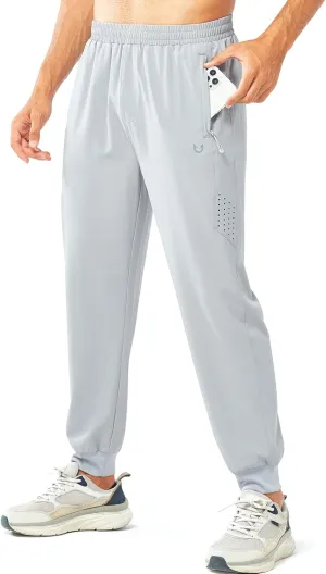 NORTHYARD Men's Athletic Running Pants Lightweight Workout Joggers Quick Dry Gym Sweatpants Active Sports Track Training