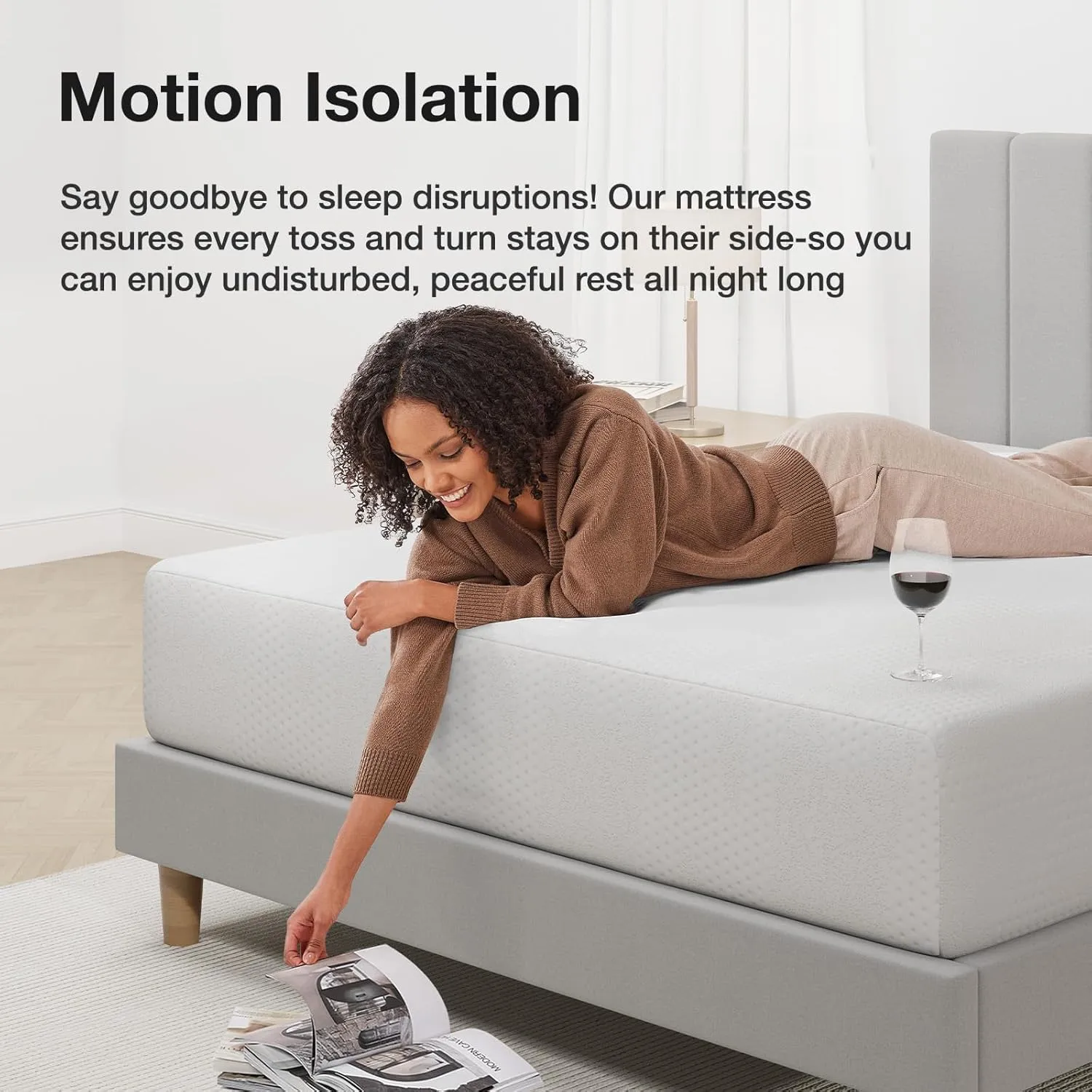 Novilla King Size Mattress, 12 inch King Mattress in a Box, Gel Memory Foam Mattresses for Cooling Night Sleep, Comfort Support and Pressure Relief, CertiPUR-US Certified