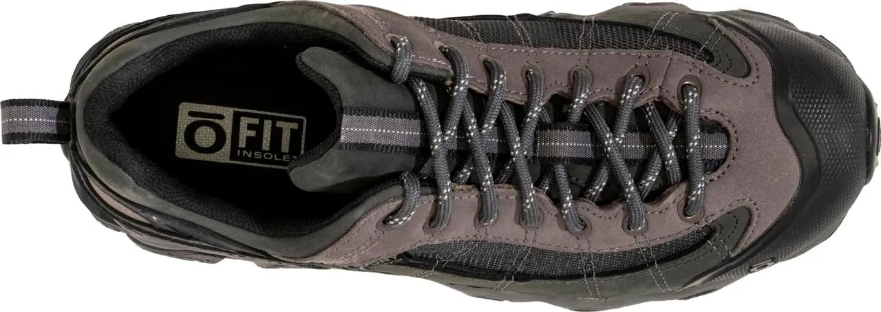 Oboz Men's Firebrand II Low B-Dry, Gray, 14 Wide