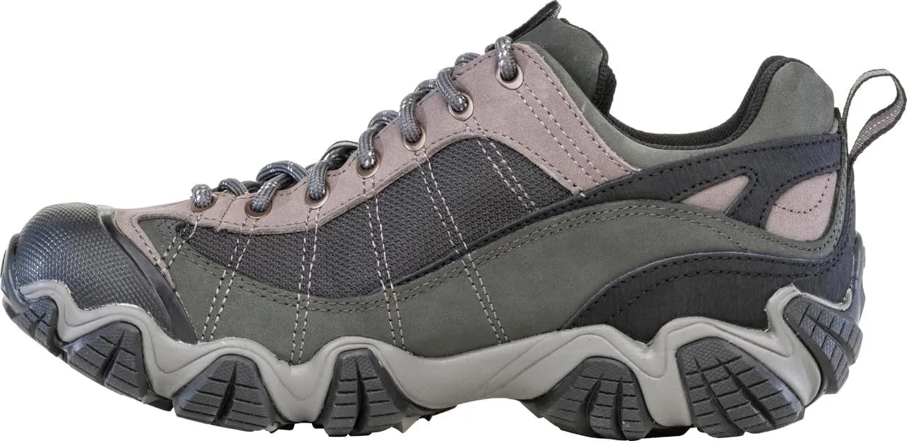 Oboz Men's Firebrand II Low B-Dry, Gray, 14 Wide