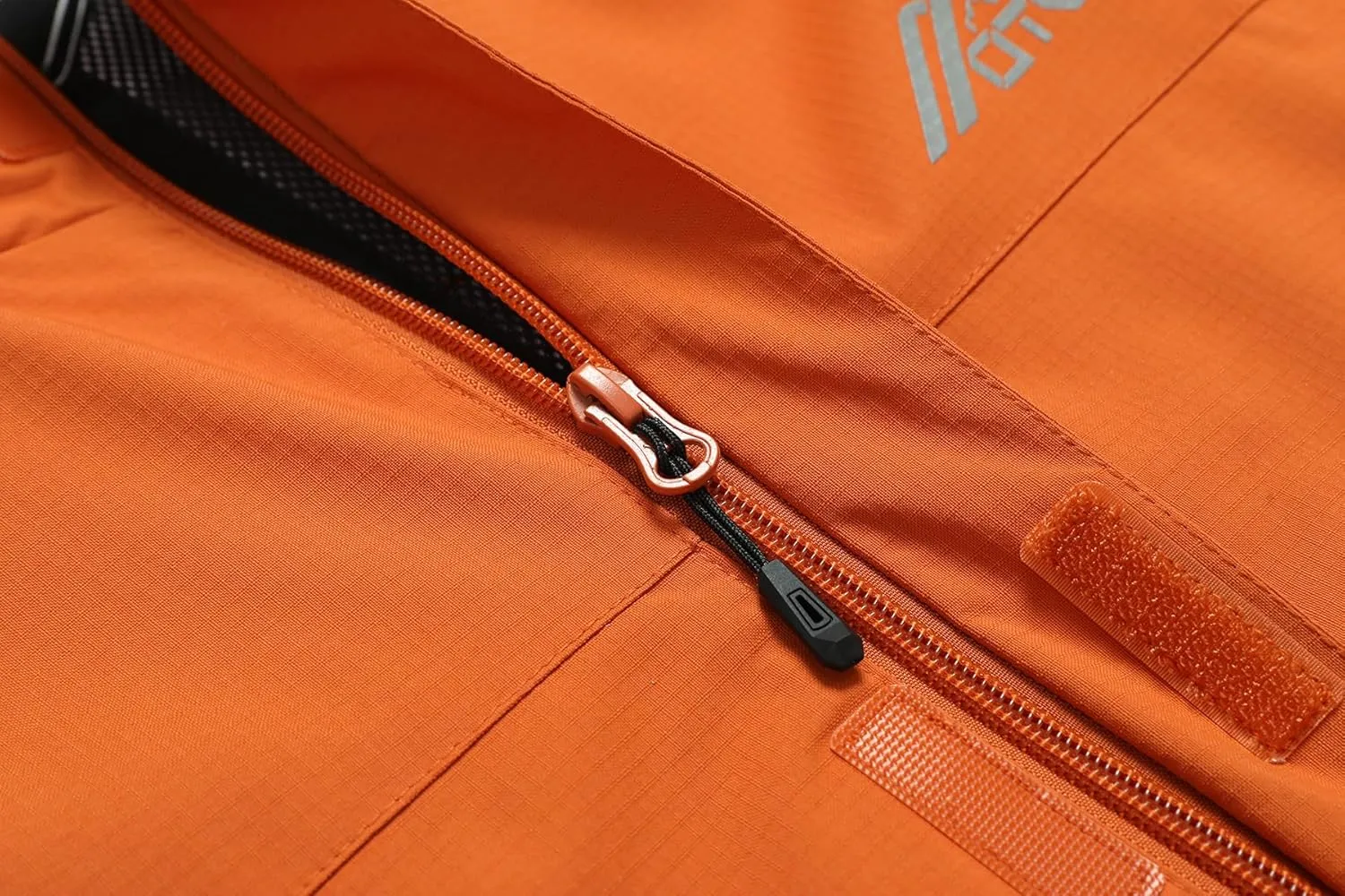 OTU Men's Lightweight Waterproof Hooded Rain Jacket Outdoor Raincoat Shell Jacket for Hiking Travel