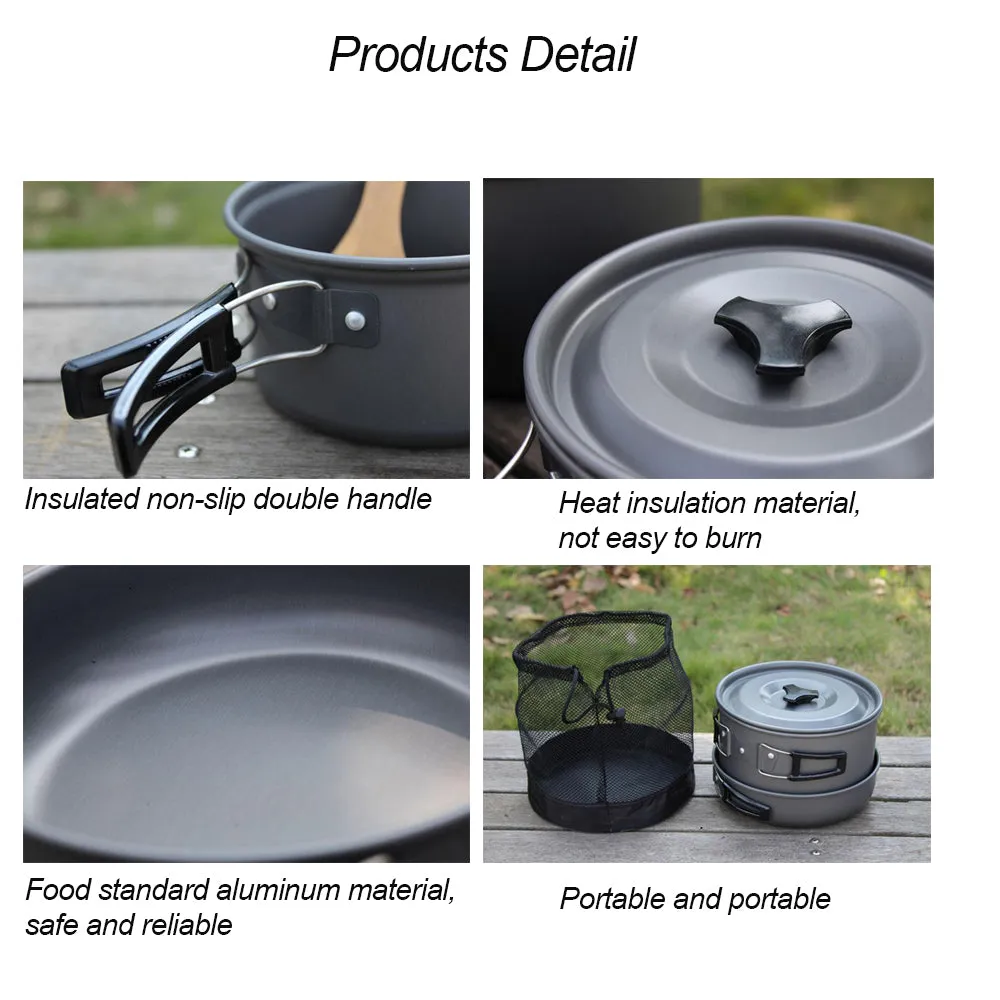 Outdoor Camping Hiking Cookware Tableware Cookware