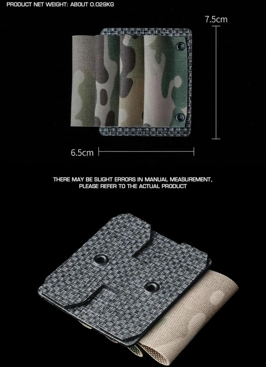 Outdoor Hunting Gear Glow Stick Storage Pouch Pen Holder Airsoft Vest Glow Stick Molle Organizer Holder