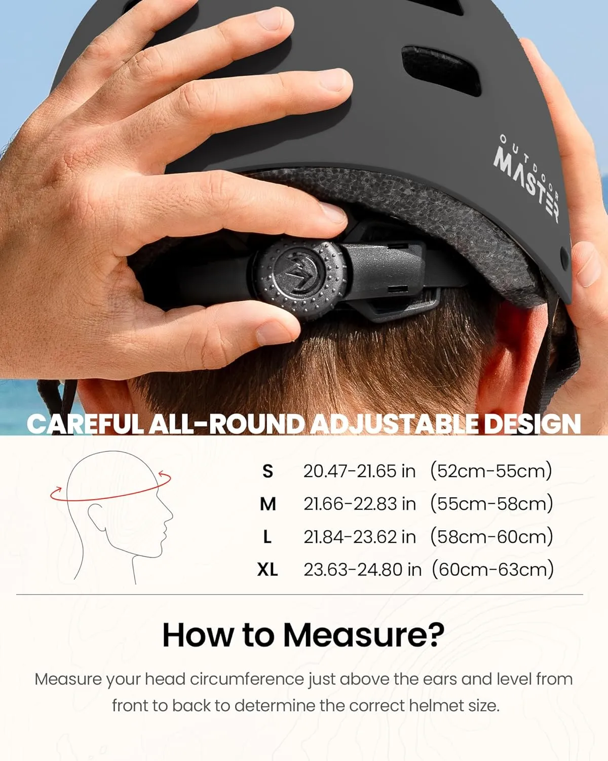OutdoorMaster MIPS Skateboard Cycling Helmet for Adults - Lightweight, Ventilated Multi-Sport Helmet with Two Removable Liners for Scooter, Roller Skating, Inline Skating, Rollerblading