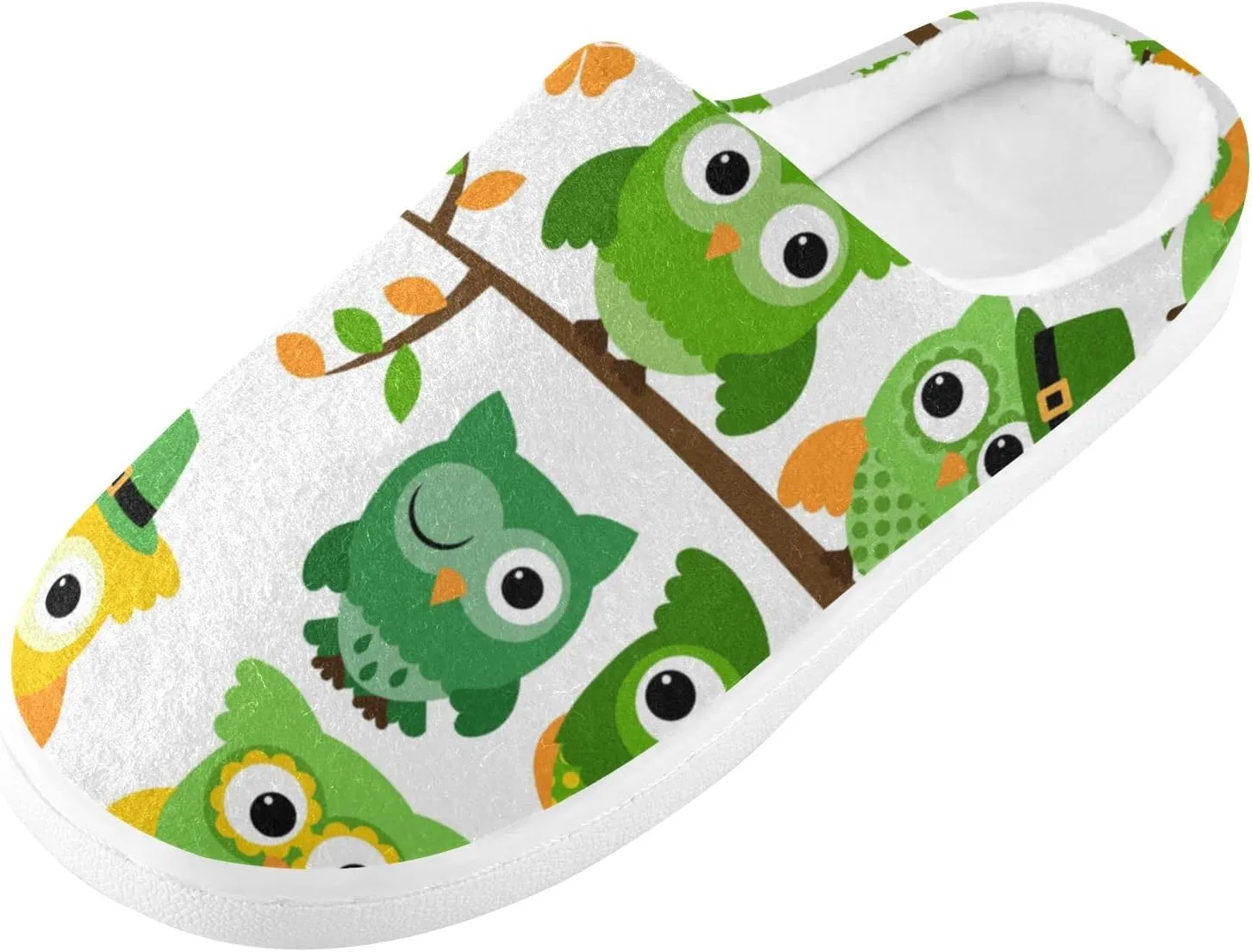 Oyihfvs Unisex Memory Foam Warm Slippers Comfort Soft Casual Shoes for Indoor Outdoor S-XXXL