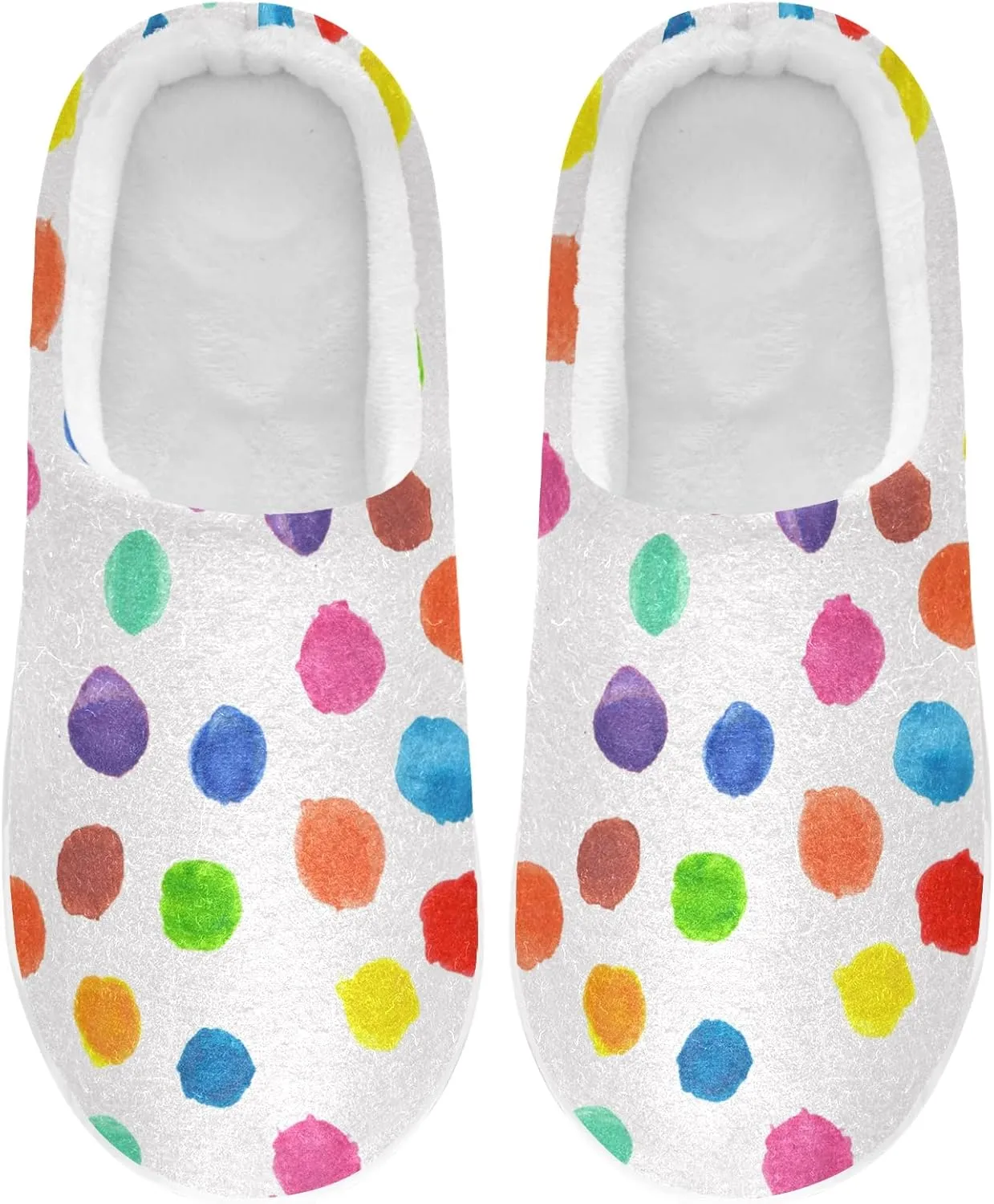 Oyihfvs Unisex Memory Foam Warm Slippers Comfort Soft Casual Shoes for Indoor Outdoor S-XXXL