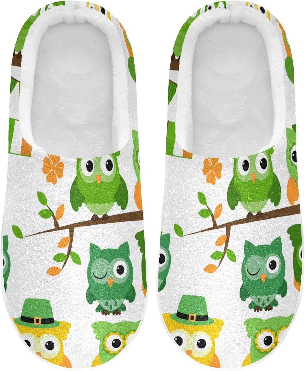 Oyihfvs Unisex Memory Foam Warm Slippers Comfort Soft Casual Shoes for Indoor Outdoor S-XXXL