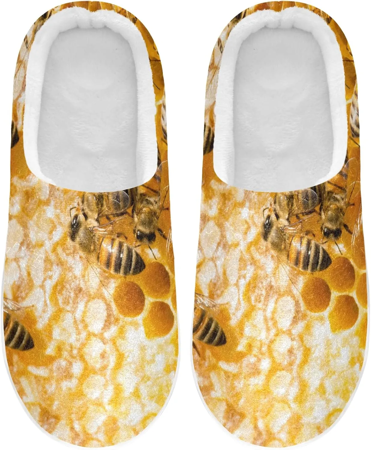 Oyihfvs Unisex Memory Foam Warm Slippers Comfort Soft Casual Shoes for Indoor Outdoor S-XXXL