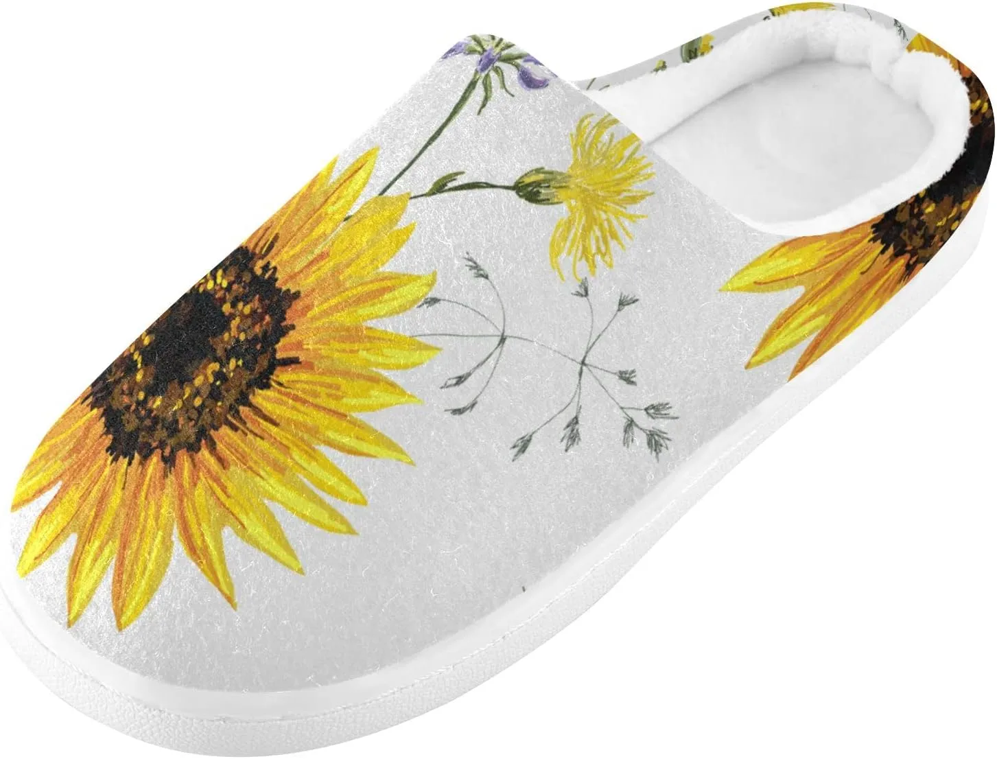 Oyihfvs Unisex Memory Foam Warm Slippers Comfort Soft Casual Shoes for Indoor Outdoor S-XXXL