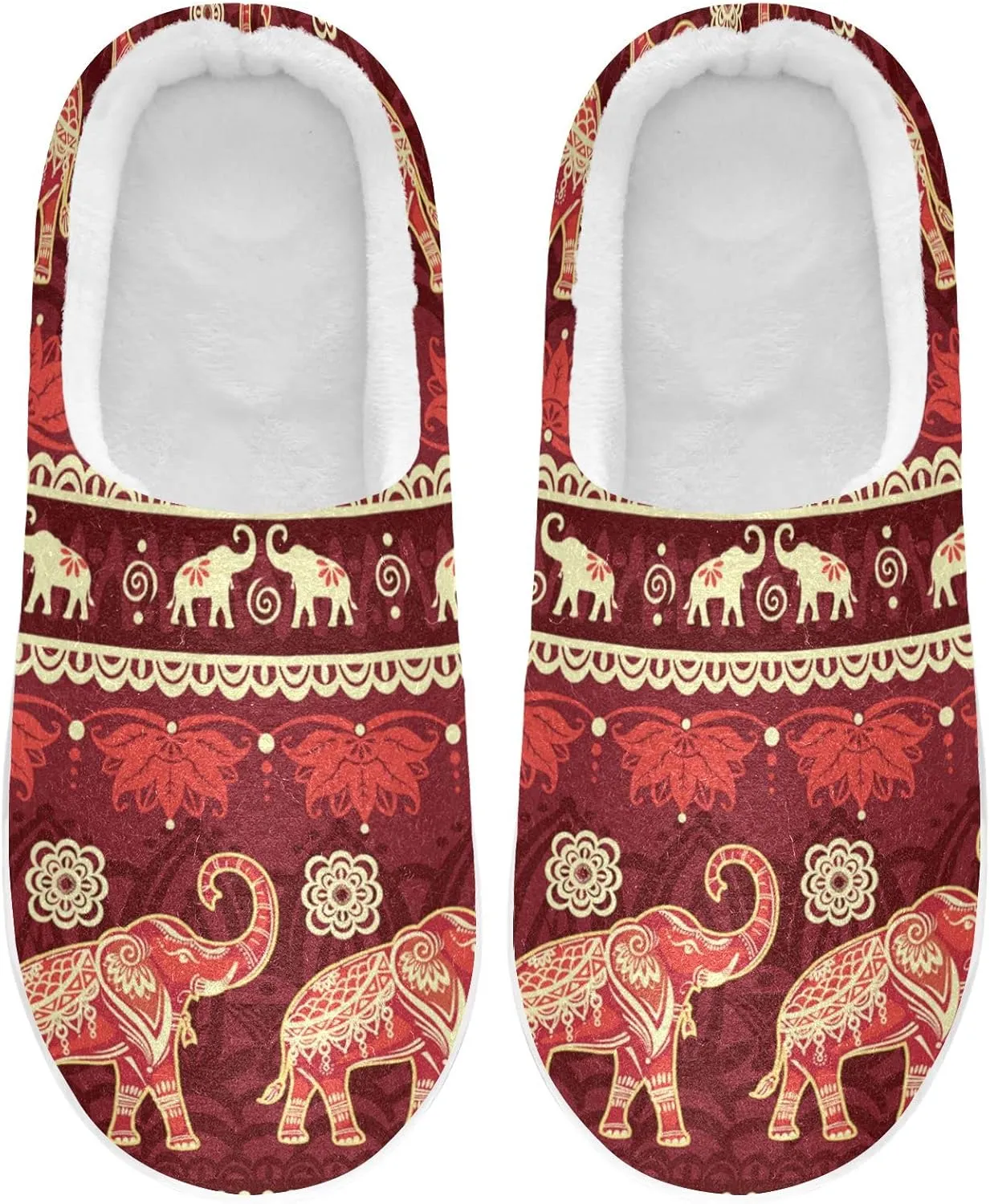 Oyihfvs Unisex Memory Foam Warm Slippers Comfort Soft Casual Shoes for Indoor Outdoor S-XXXL