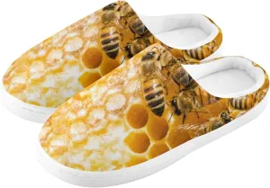 Oyihfvs Unisex Memory Foam Warm Slippers Comfort Soft Casual Shoes for Indoor Outdoor S-XXXL